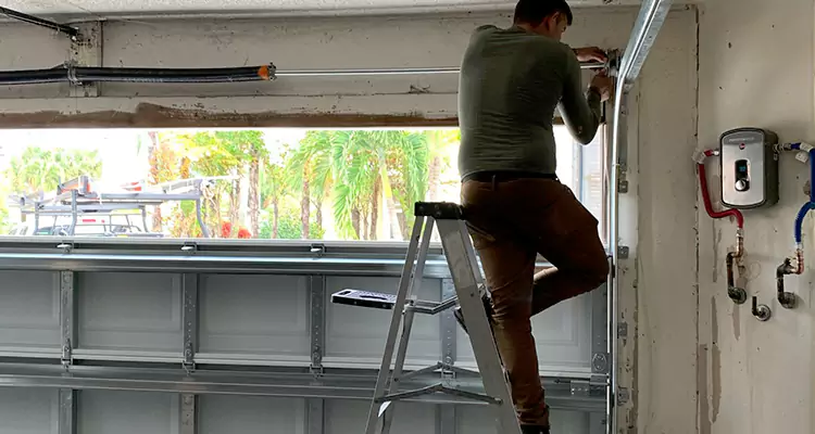 Garage Door Tension Spring Replacement in Northdale, FL