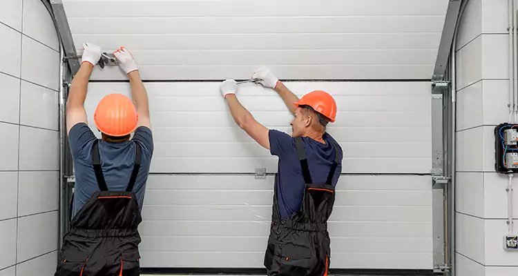 Garage Door Bottom Panel Repair in Northdale, FL